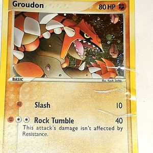 Groudon pokemon card
